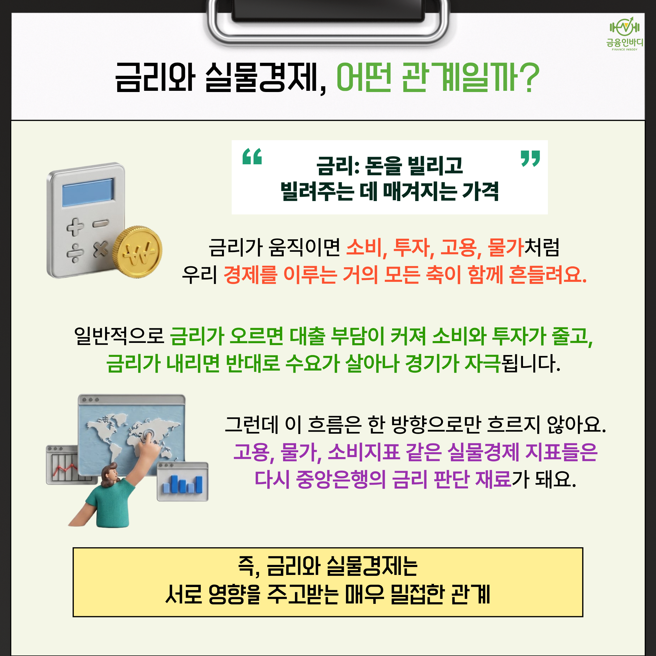 금리와 실물경제, 어떤 관계일까?