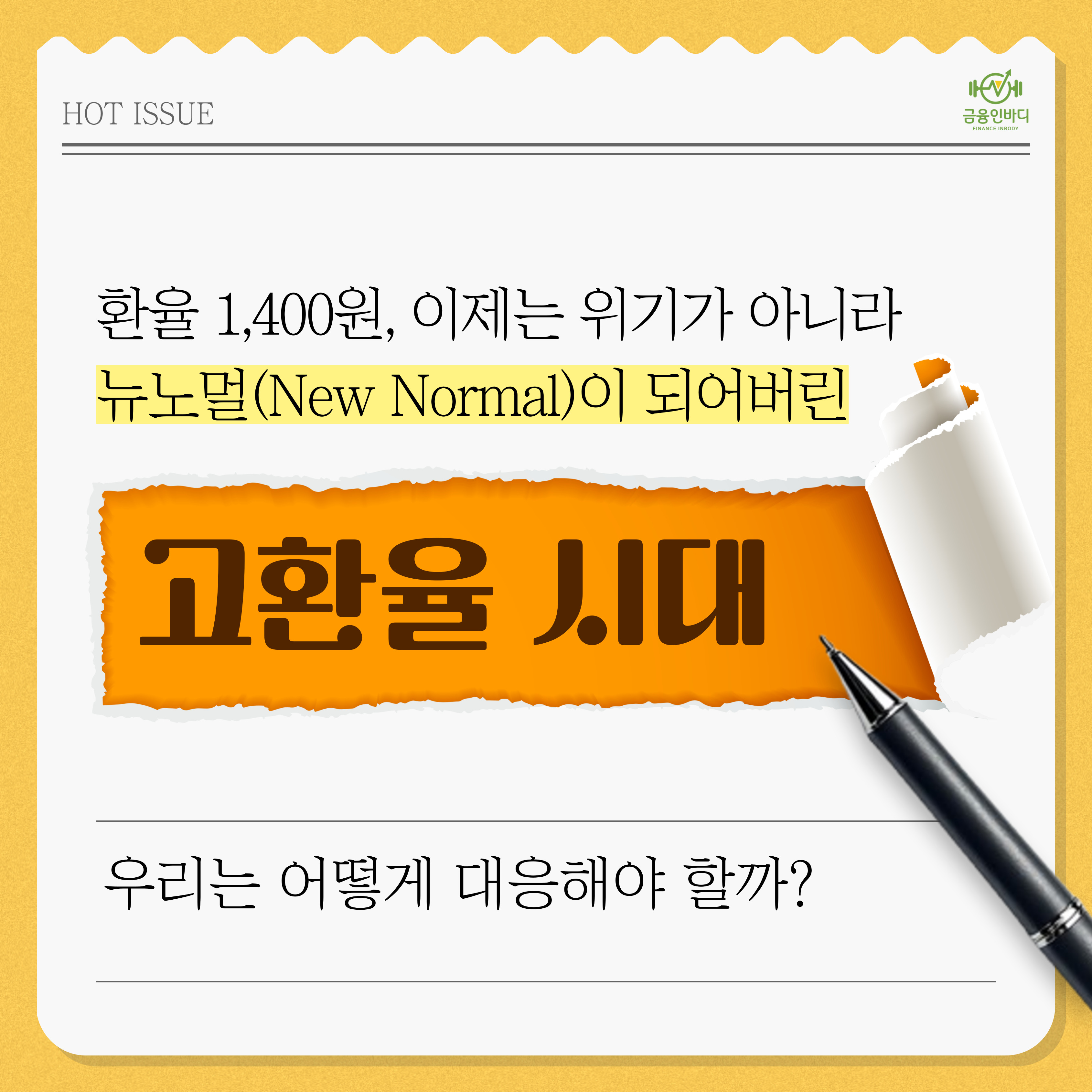 고환율 시대