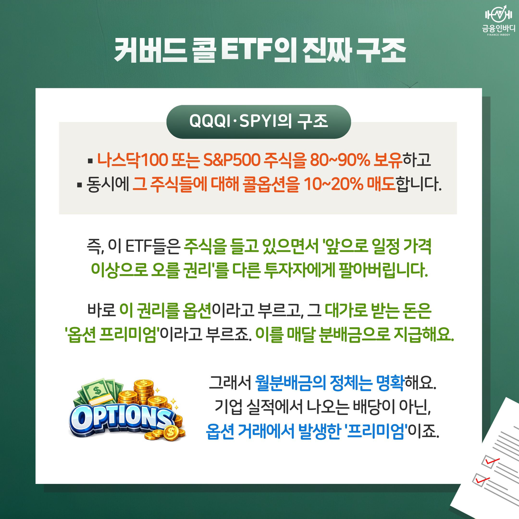 커버드 콜 ETF의 진짜 구조