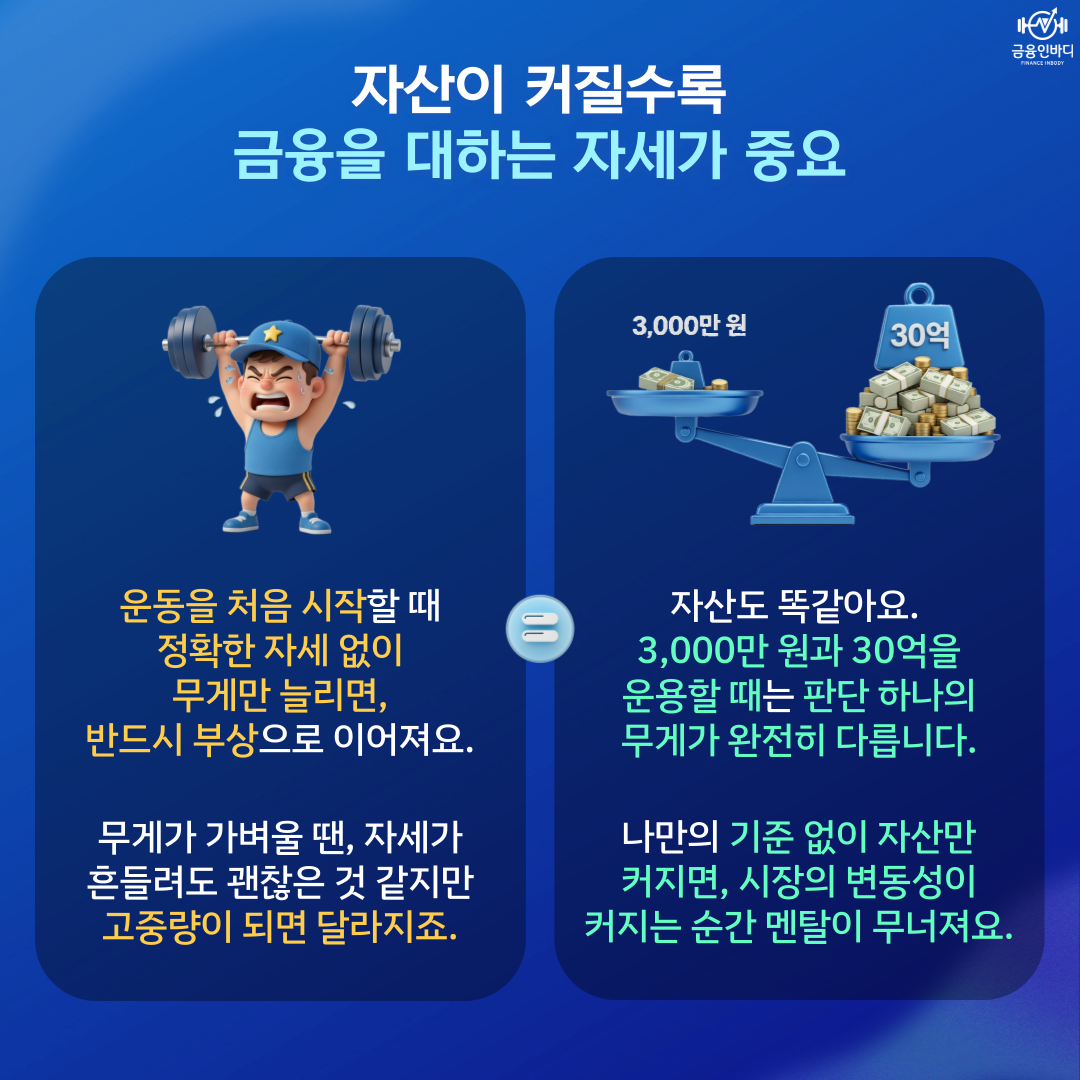   자산이 커질수록 자세가 중요