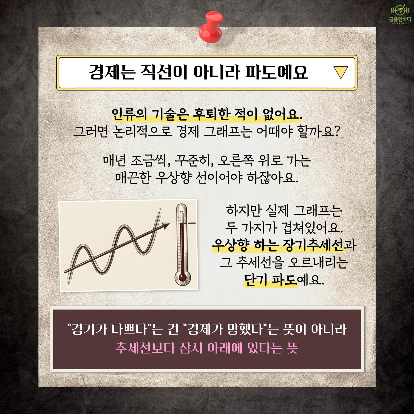 경제는 직선 아닌 파도예요