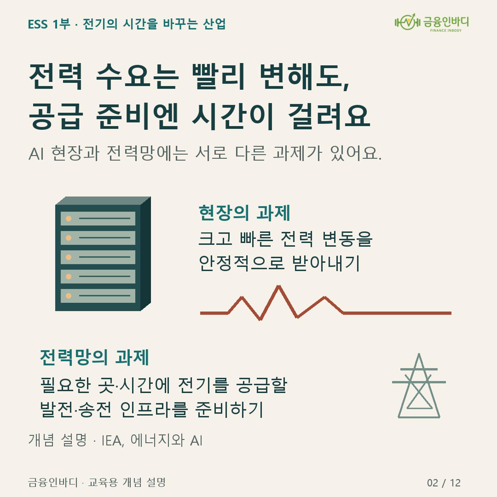 ⏱ 서버의 속도와 전력망의 속도