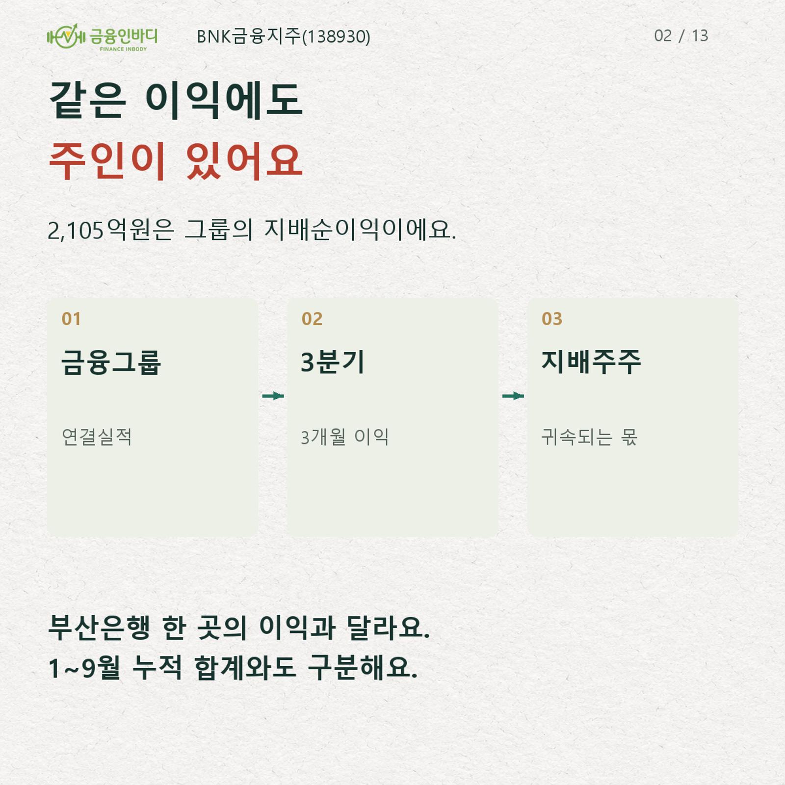 같은 이익에도 주인이 있어요