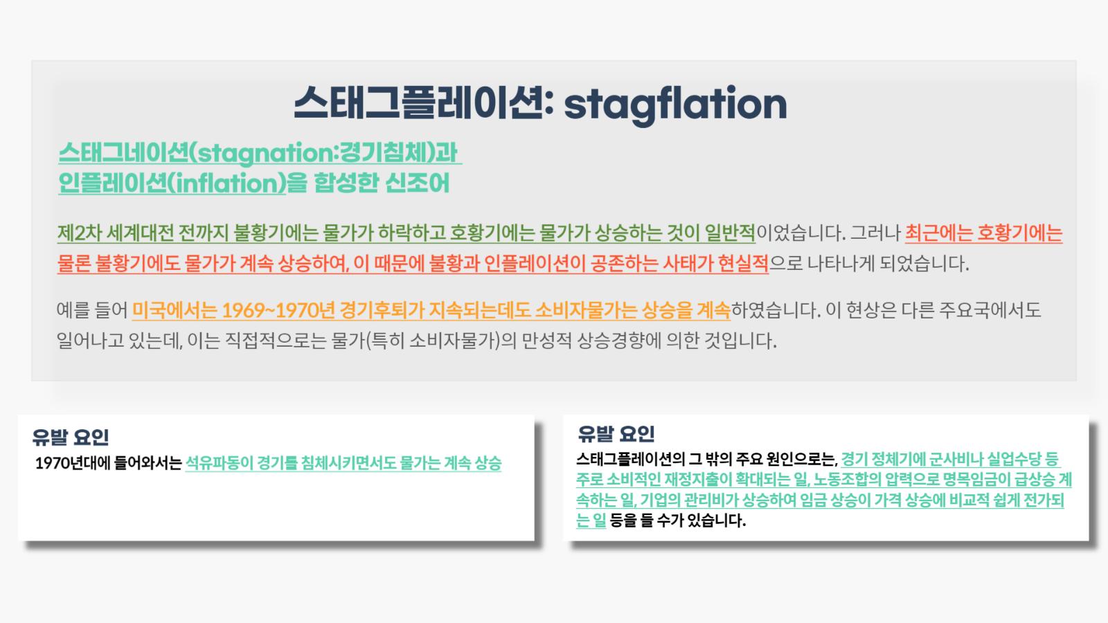 스태그플레이션이란