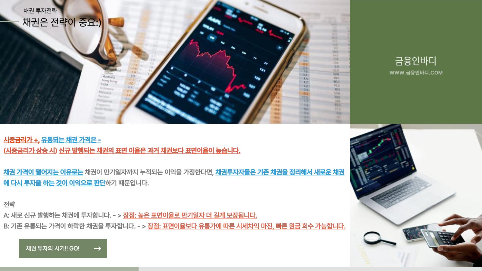 채권은 전략이 중요해요