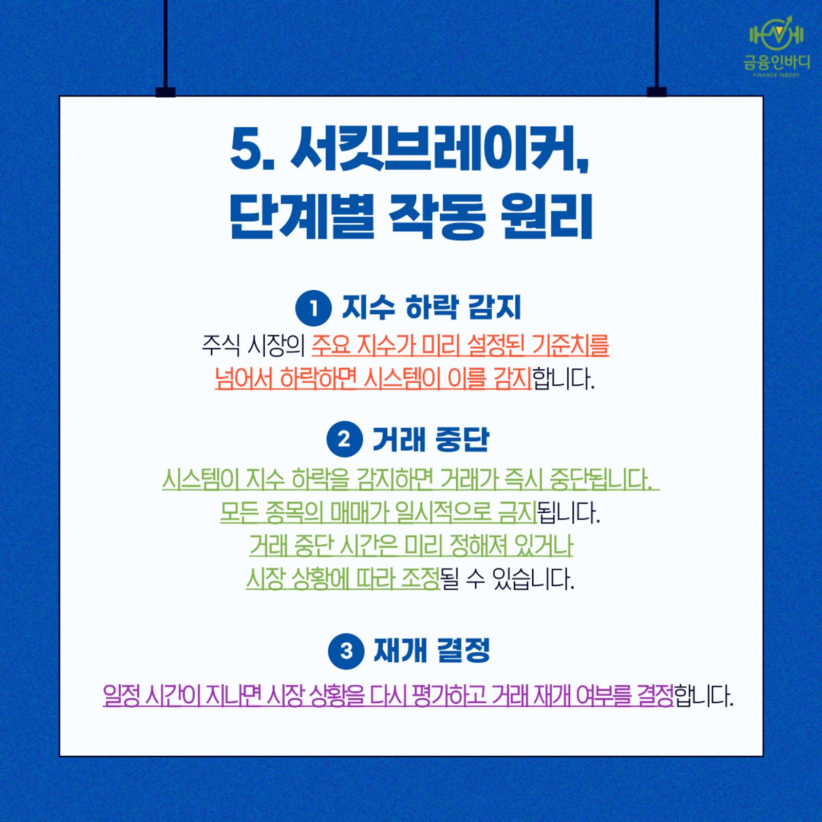 서킷브레이커 작동 원리
