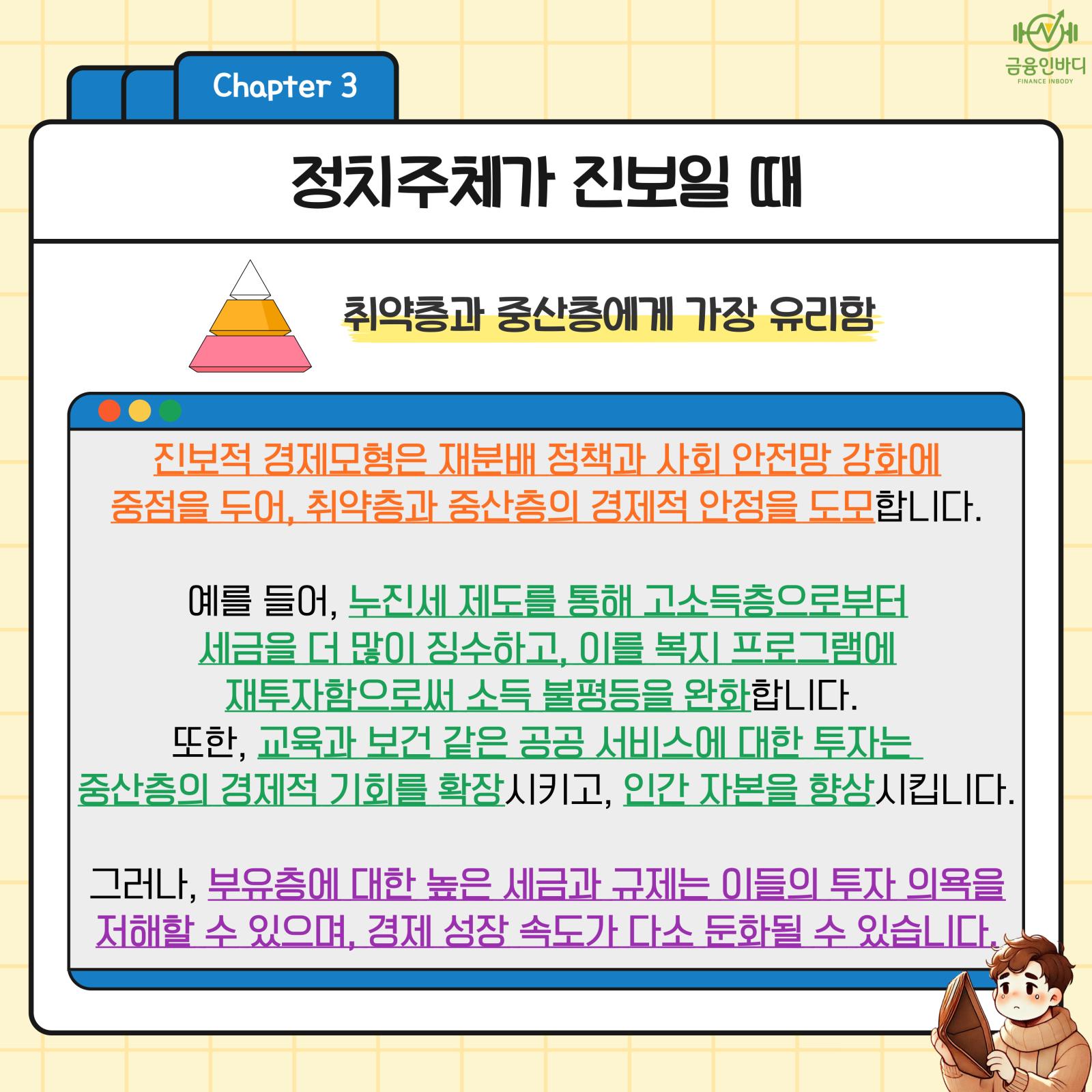 정치주체가 진보일 때