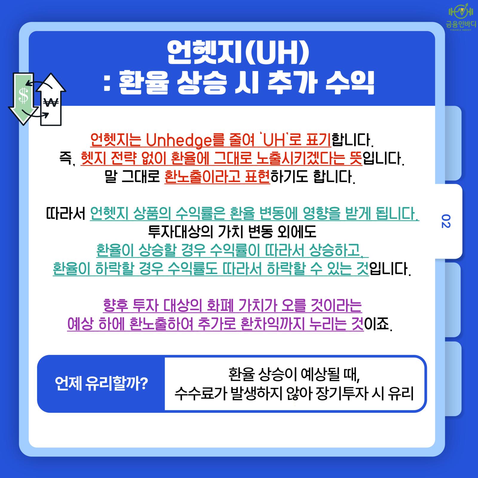 언헷지(UH), 상승 시 추가 수익