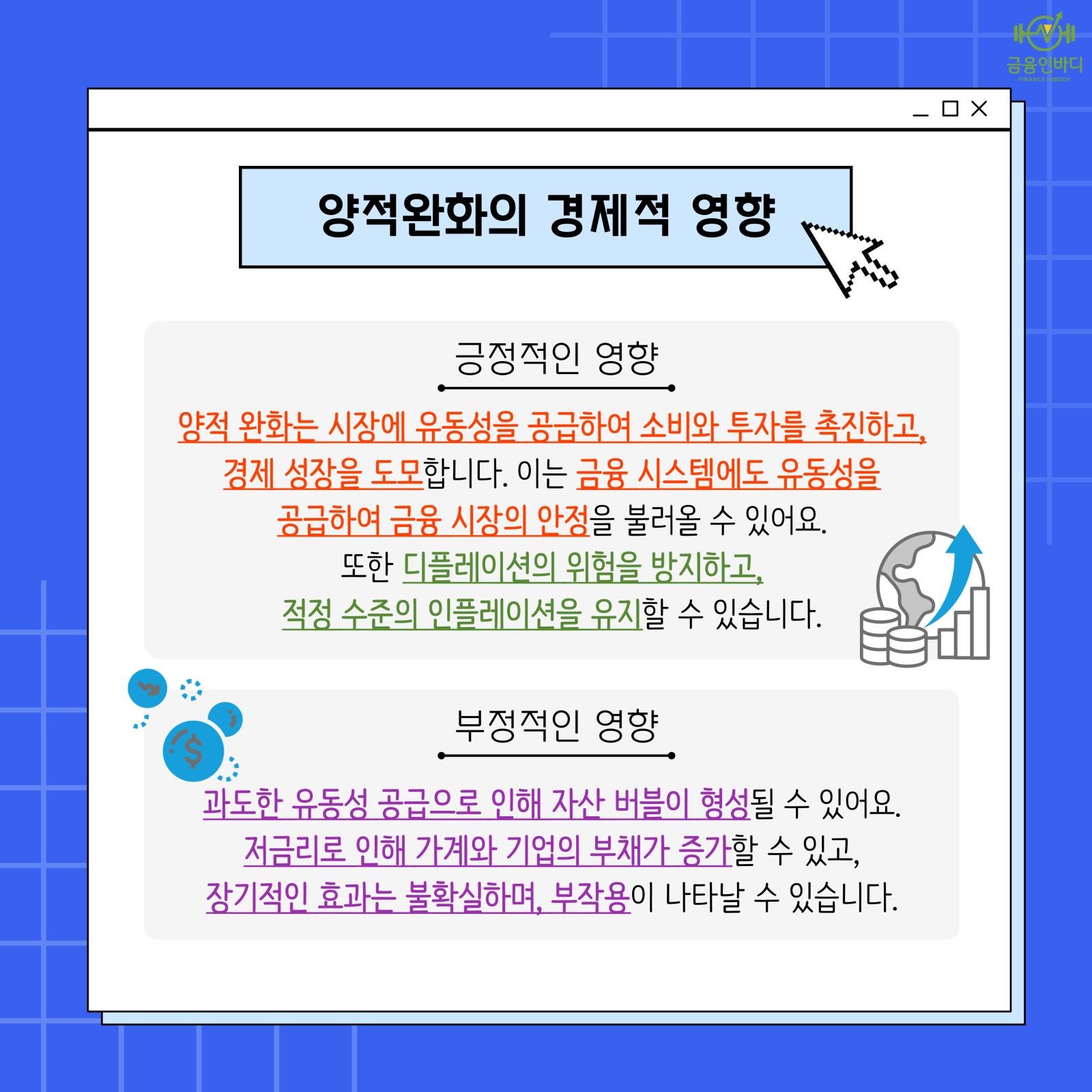 양적완화의 경제적 영향