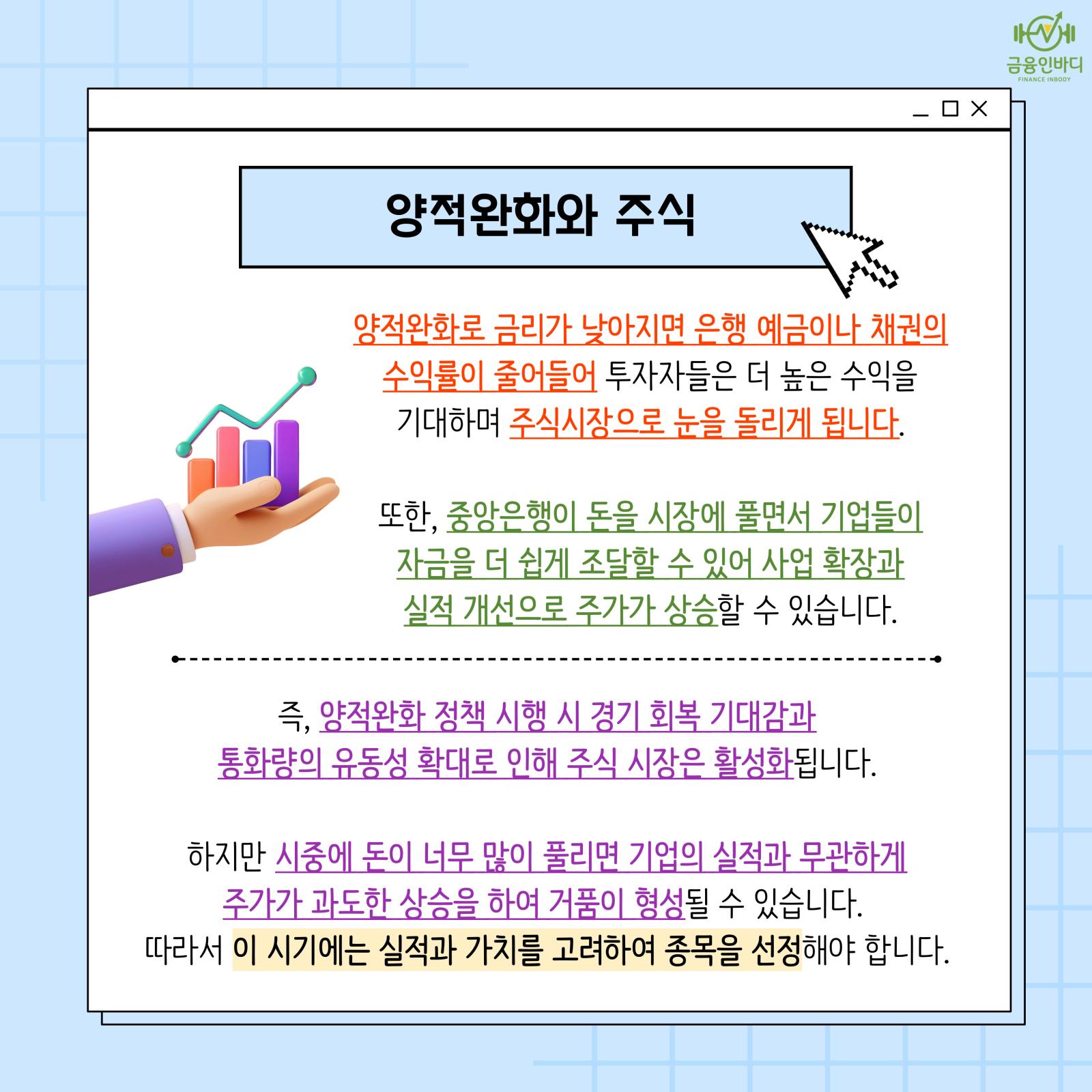 양적완화와 주식