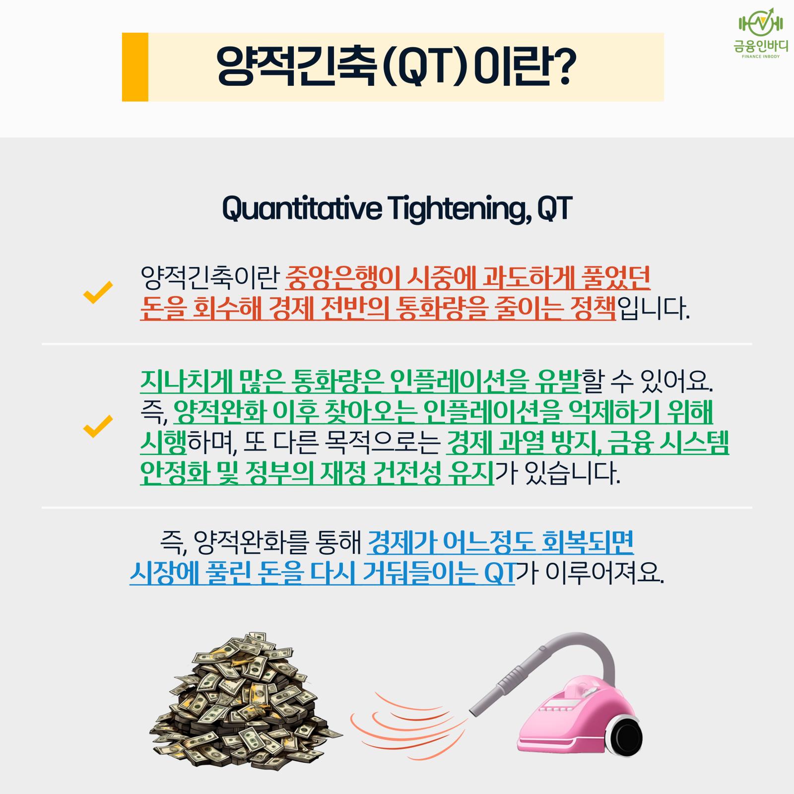 양적긴축(QT)이란?