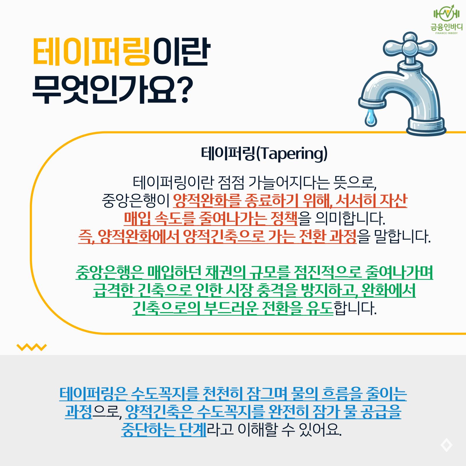 테이퍼링이란?