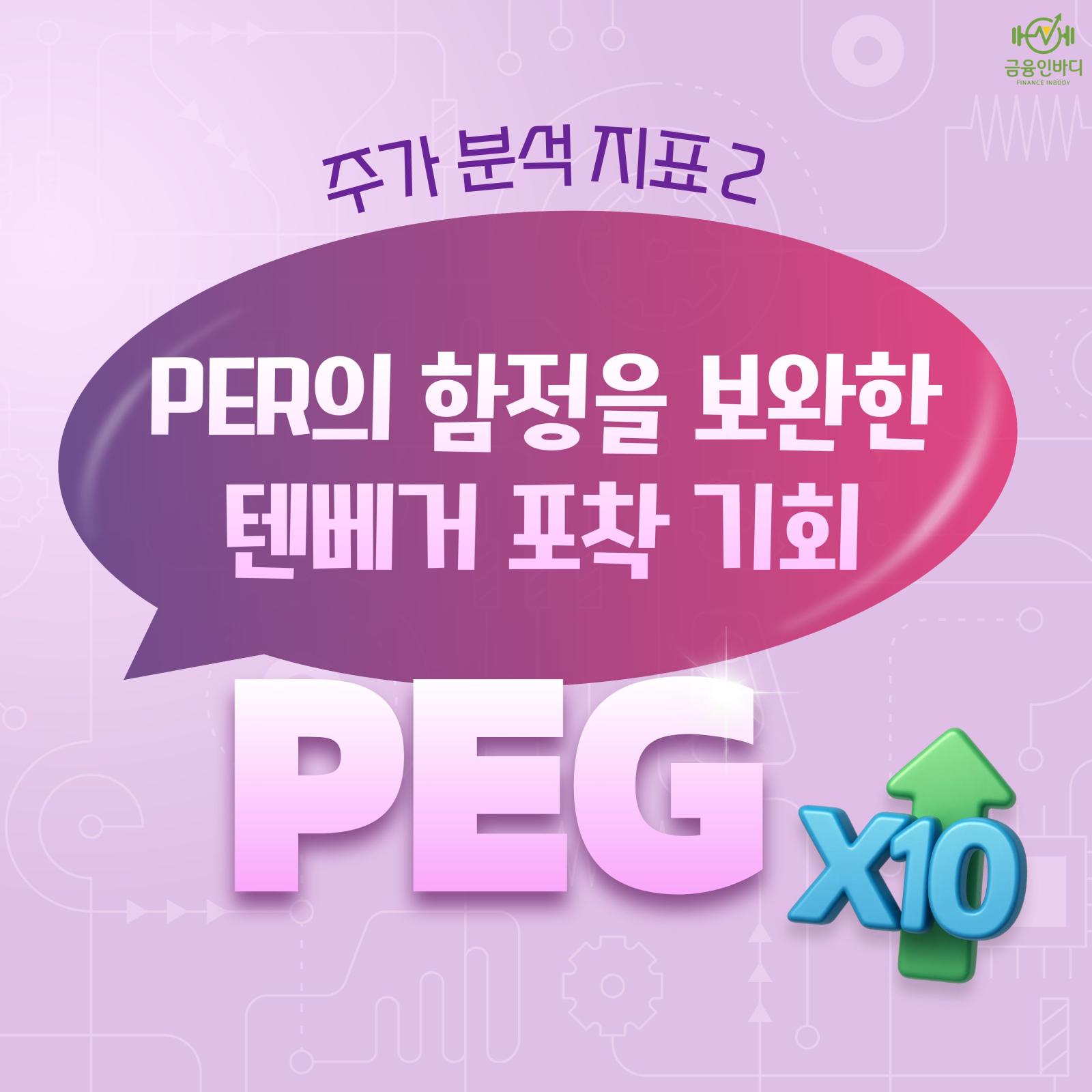 PER의 함정을 보완한 PEG 지표