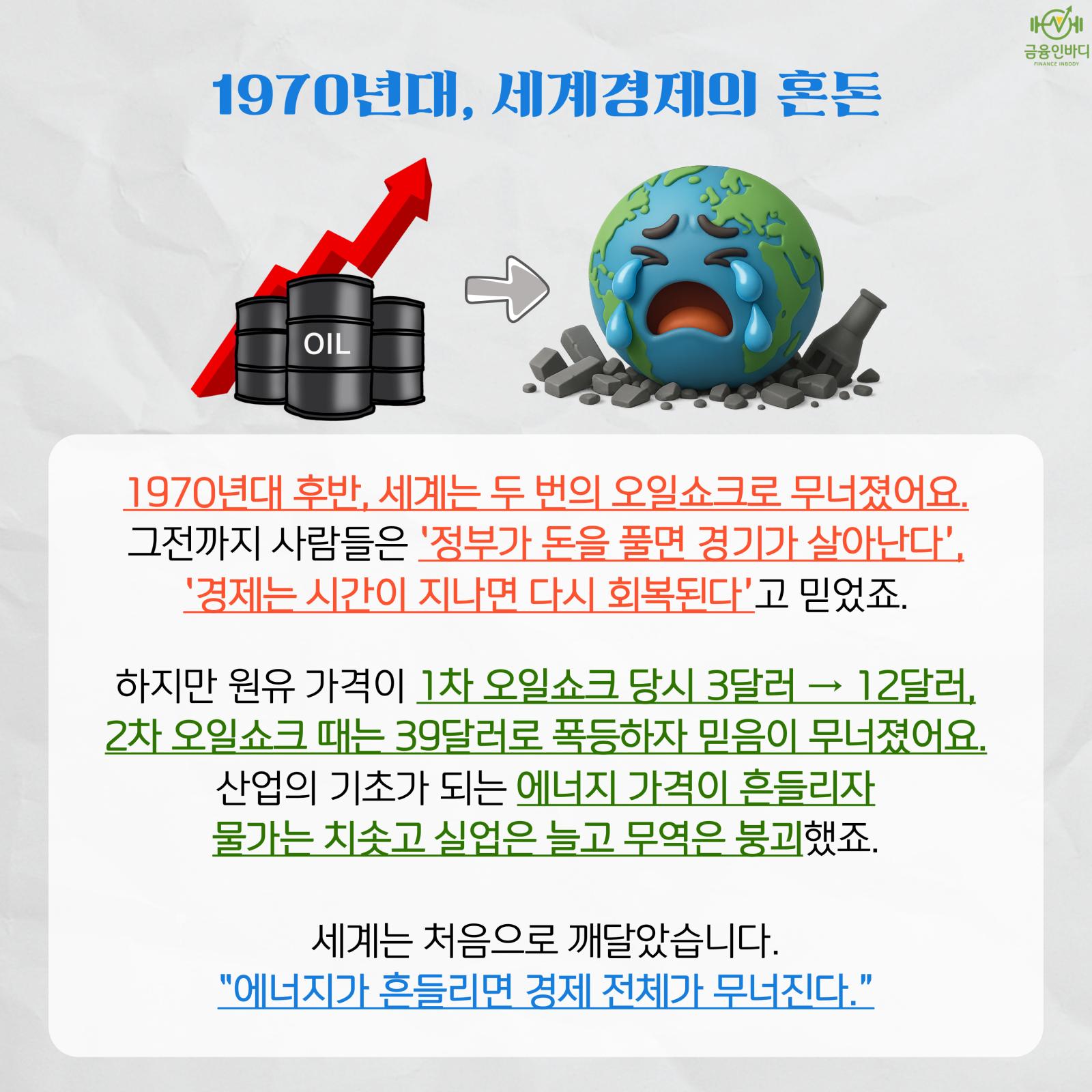 1970년대, 세계경제의 혼돈