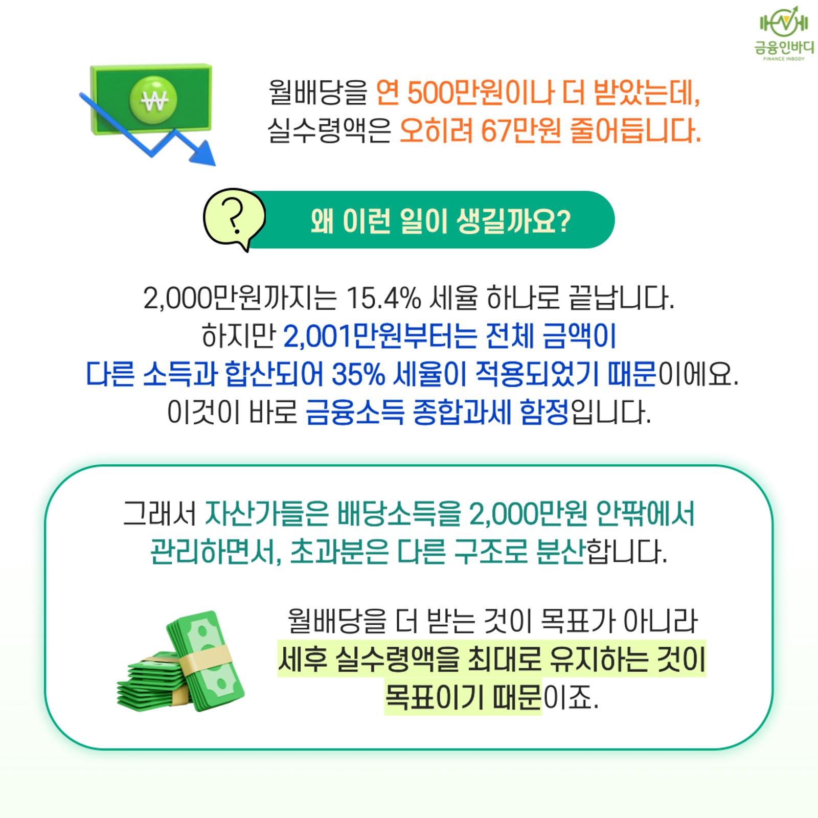 금융소득 종합과세의 함정